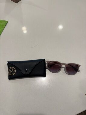 Ray-Ban Mauve Frame Sunglasses with Gradient Lenses